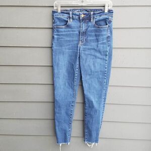 American Eagle Next Level Stretch Super High Rise Jeggings Jeans size 8S